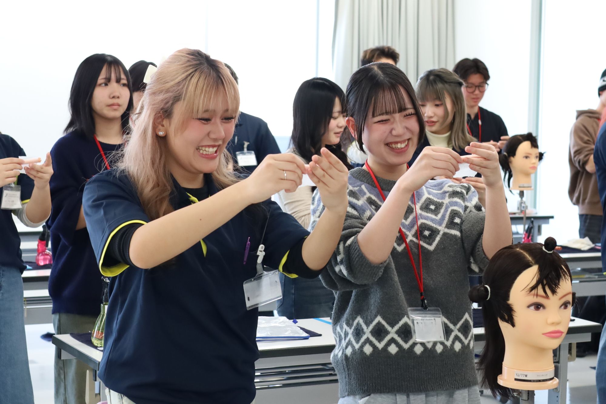 理容＆美容体験！1月オープンキャンパス体験レポート★